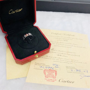 Cartier/卡地亚 LOVE系列白金戒指
