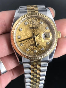 （已售）Rolex/劳力士 日志型116233香槟盘镶钻腕表